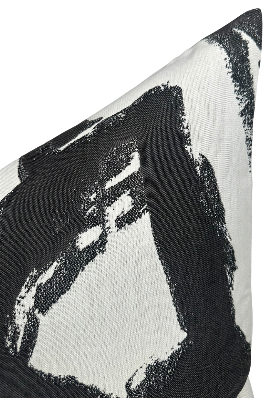 Brushstrokes Pillow in Ebony