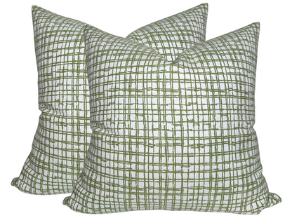 Arcadia Woven Pillow in Sage