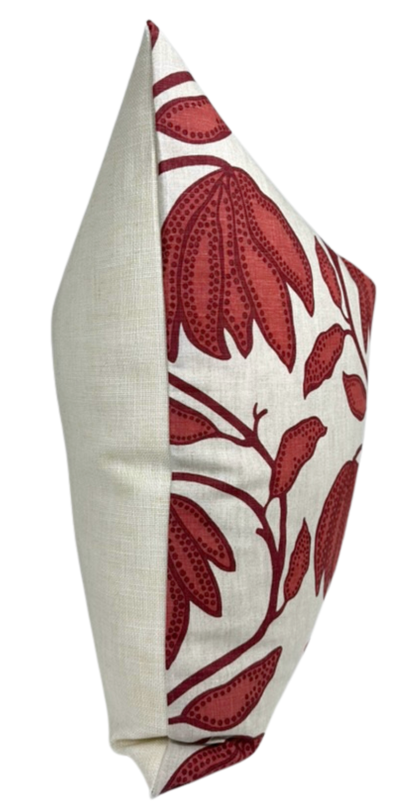 Desert Floral Pillow in Sunbaked Red