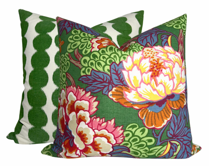 Full Circle Pillow in Green