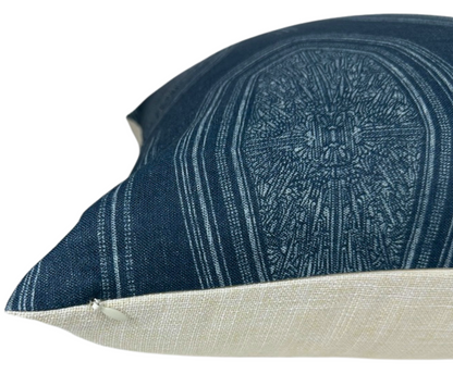 Kamba Pillow in Indigo Blue