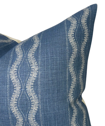 Zanzibar Pillow in Indigo Blue