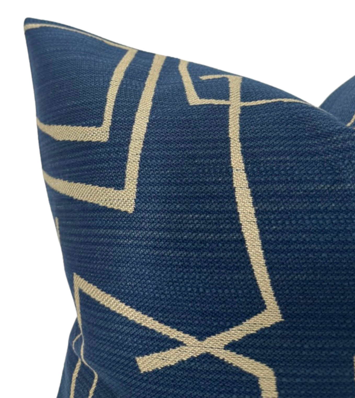 Kravet Abstract Pillow in Indigo