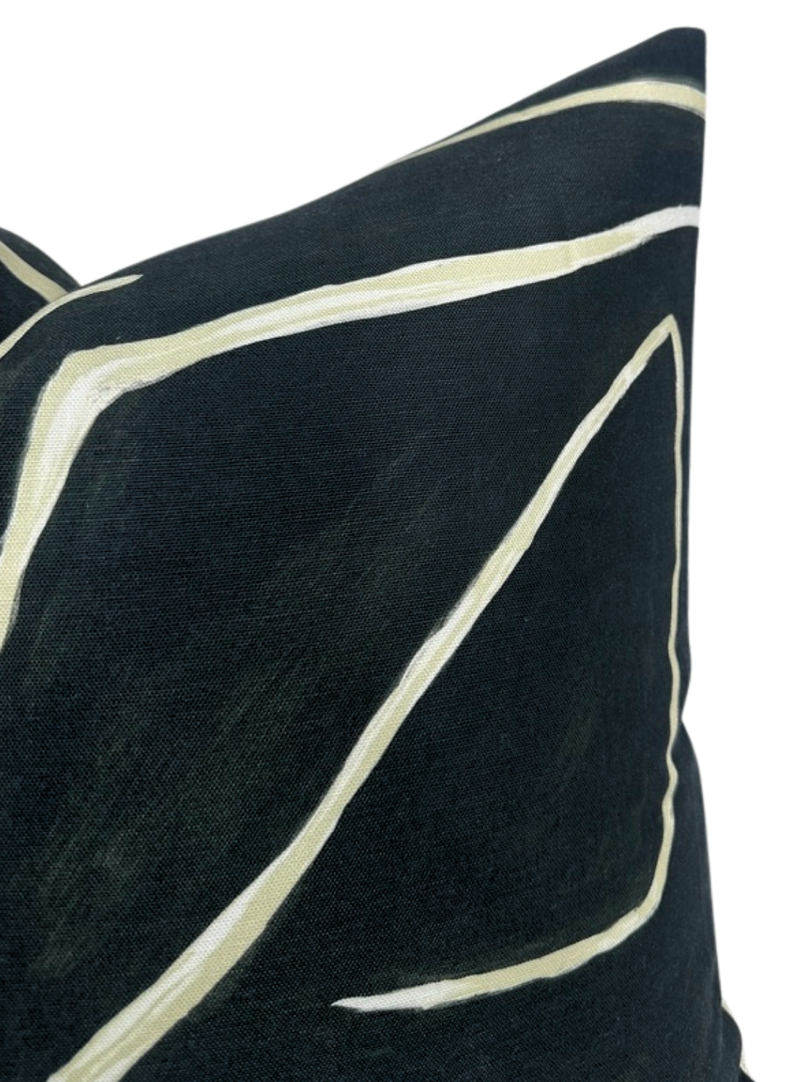 Graffito Pillow in Onyx Beige