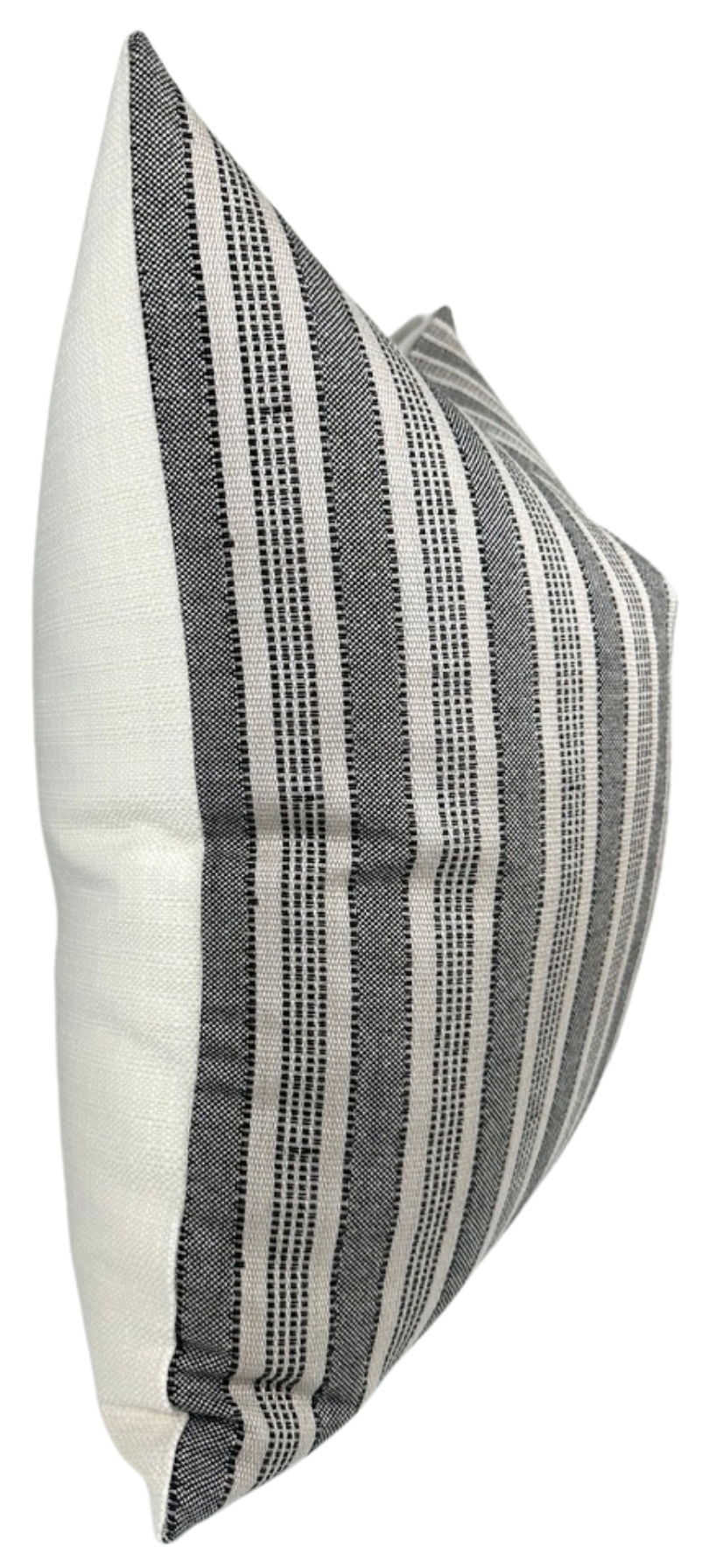Amida Pillow in Charcoal on Natural