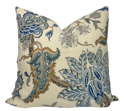 Chalfont Pillow in Porcelain Blue