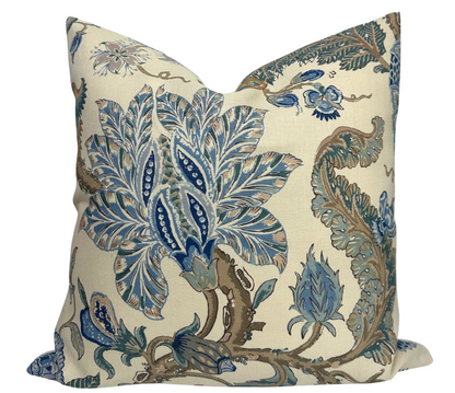 Chalfont Pillow in Porcelain Blue