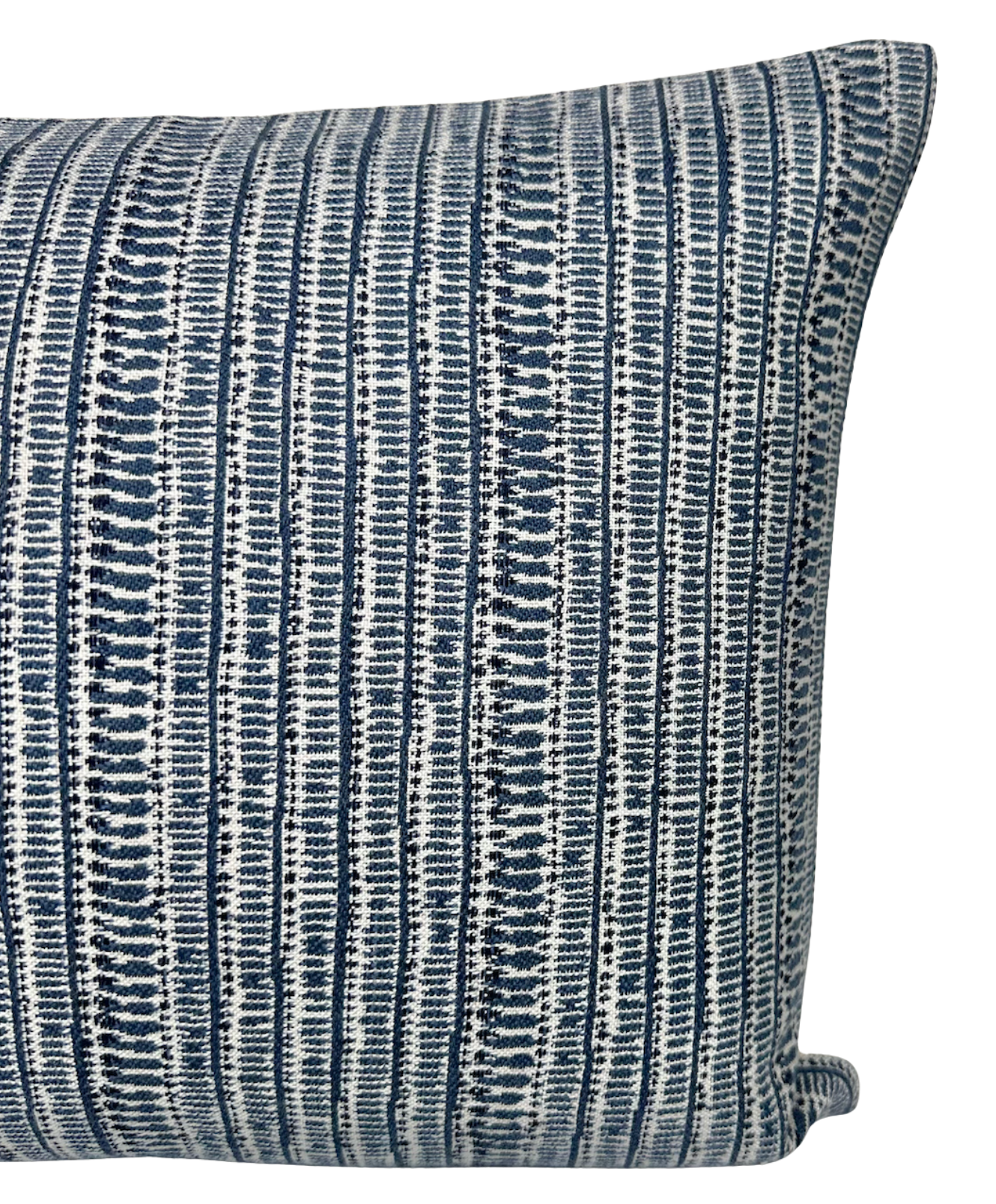 Saqqara Woven Pillow in Pacific Blue