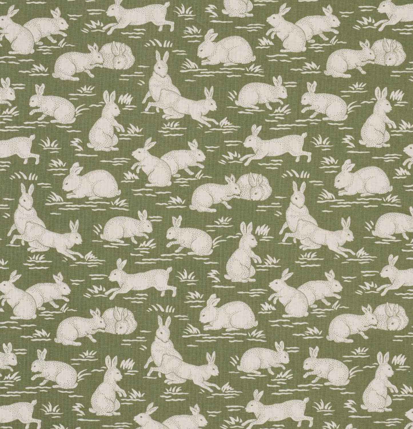 Cottontails Pillow in Sage Green