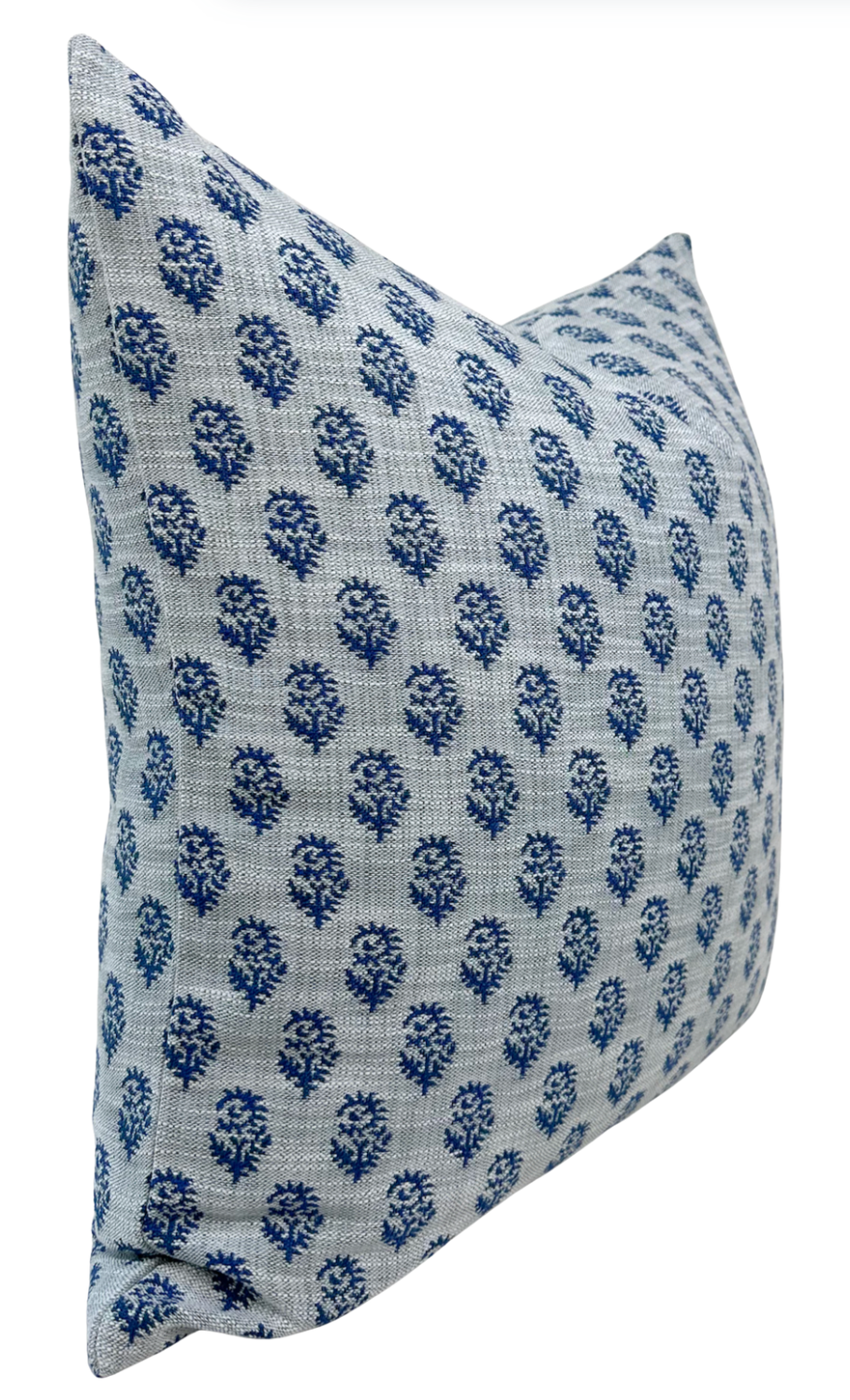 Rajmata Woven Pillow in Blue, Indoor/Outdoor Pillows