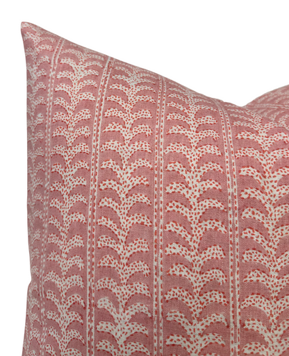 Luxor Pillow in Guava, Walter G Pillows