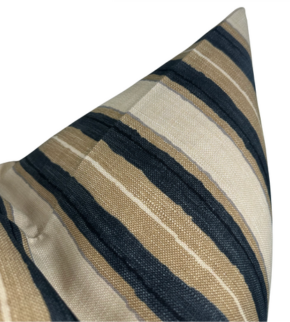 Shoreline Pillow in Pebble, Indoor Outdoor