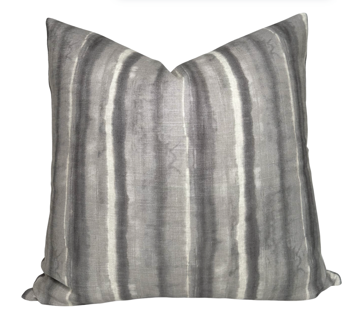 Kumo Stripe Pillow in Charcoal