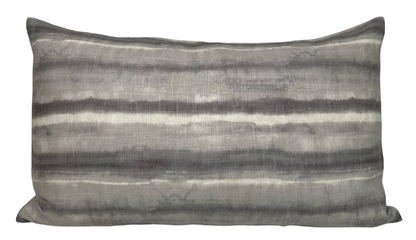 Kumo Stripe Pillow in Charcoal