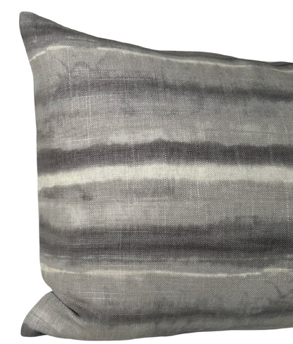 Kumo Stripe Pillow in Charcoal