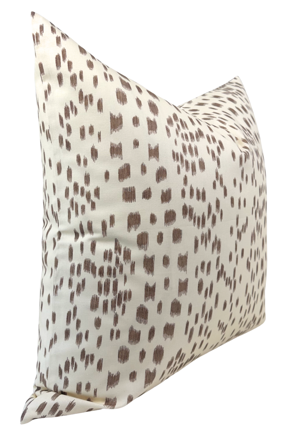 Les Touches Pillow in Tan Brown