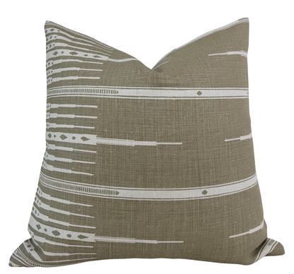 Tangiers Pillow in Stone