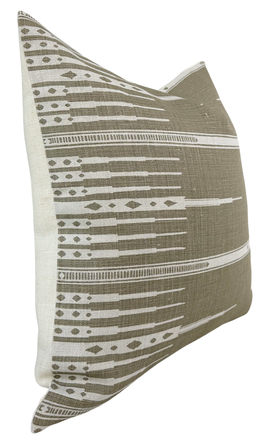 Tangiers Pillow in Stone