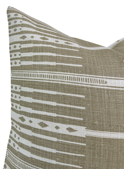 Tangiers Pillow in Stone