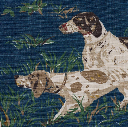 Pointers Pillow in Navy Blue