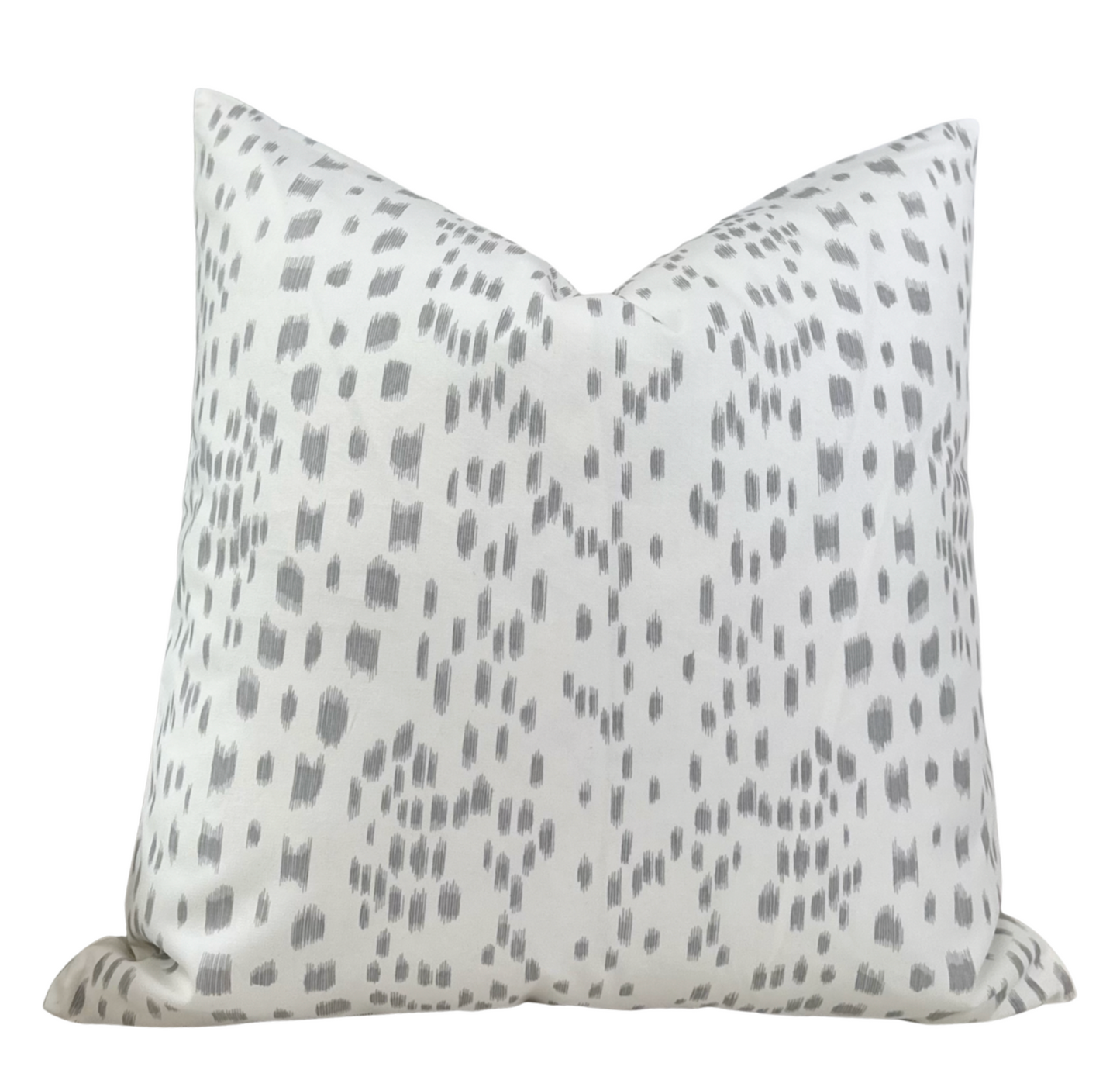 Les Touches Pillow in Gray
