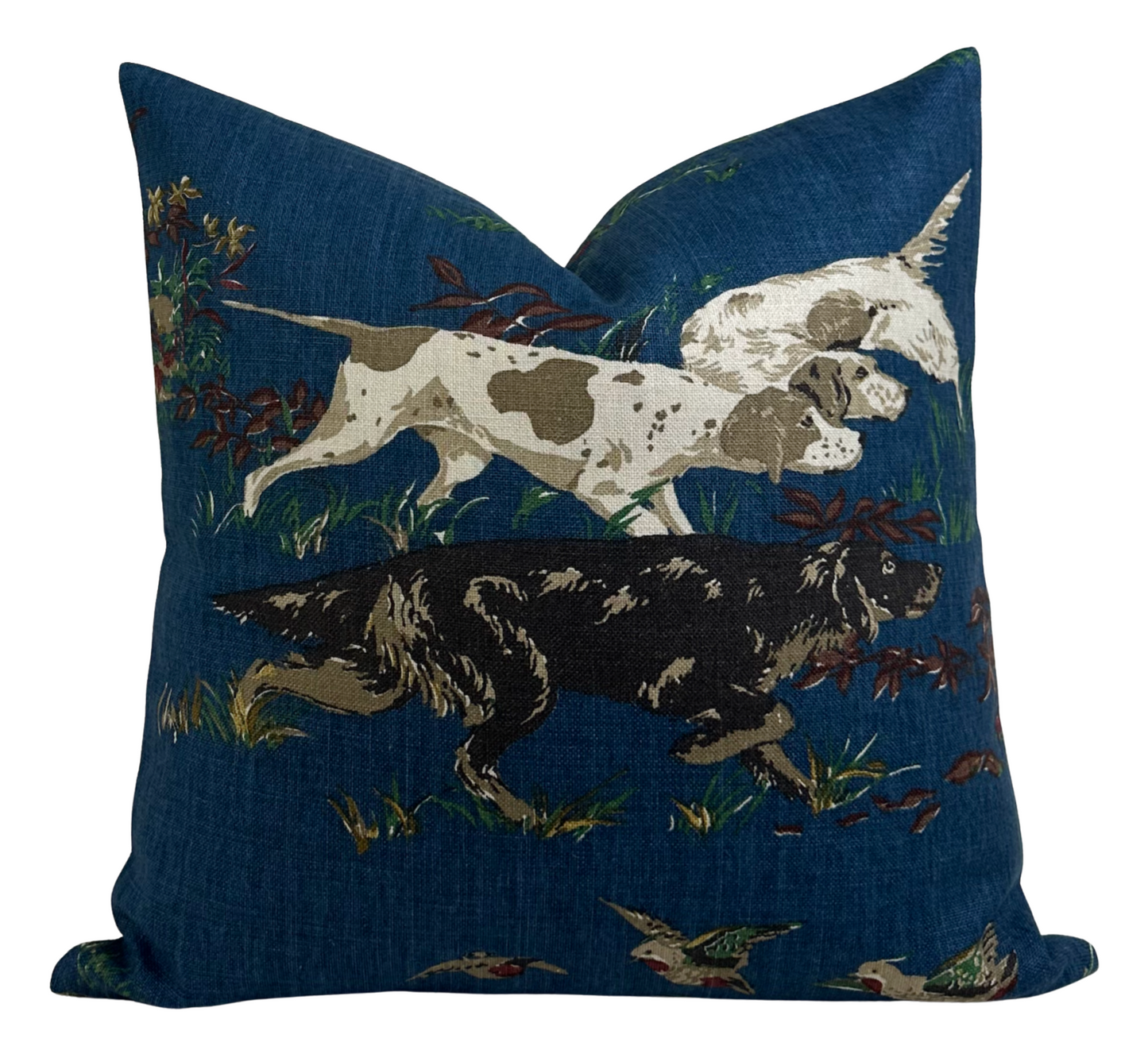 Pointers Pillow in Navy Blue