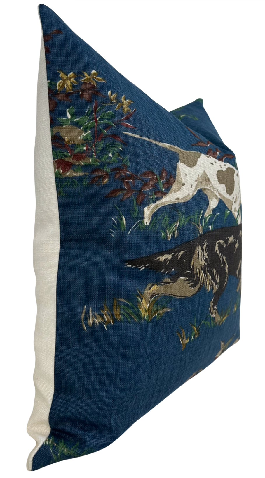 Pointers Pillow in Navy Blue