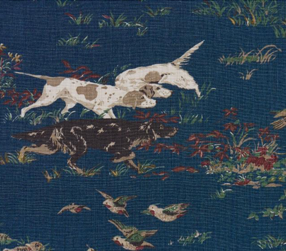 Pointers Pillow in Navy Blue