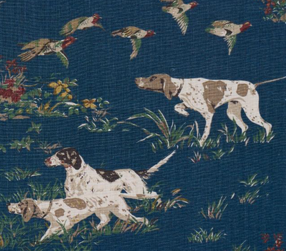 Pointers Pillow in Navy Blue