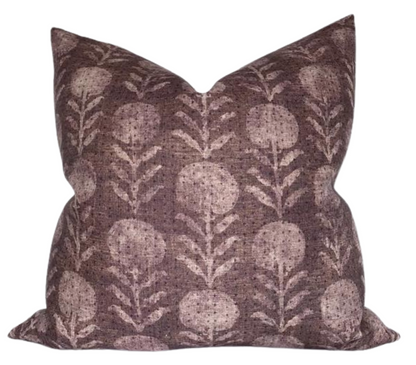 Zinnia Pillow in Berry