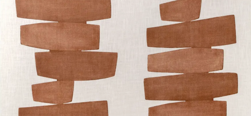 Stacked Pillow in Clay