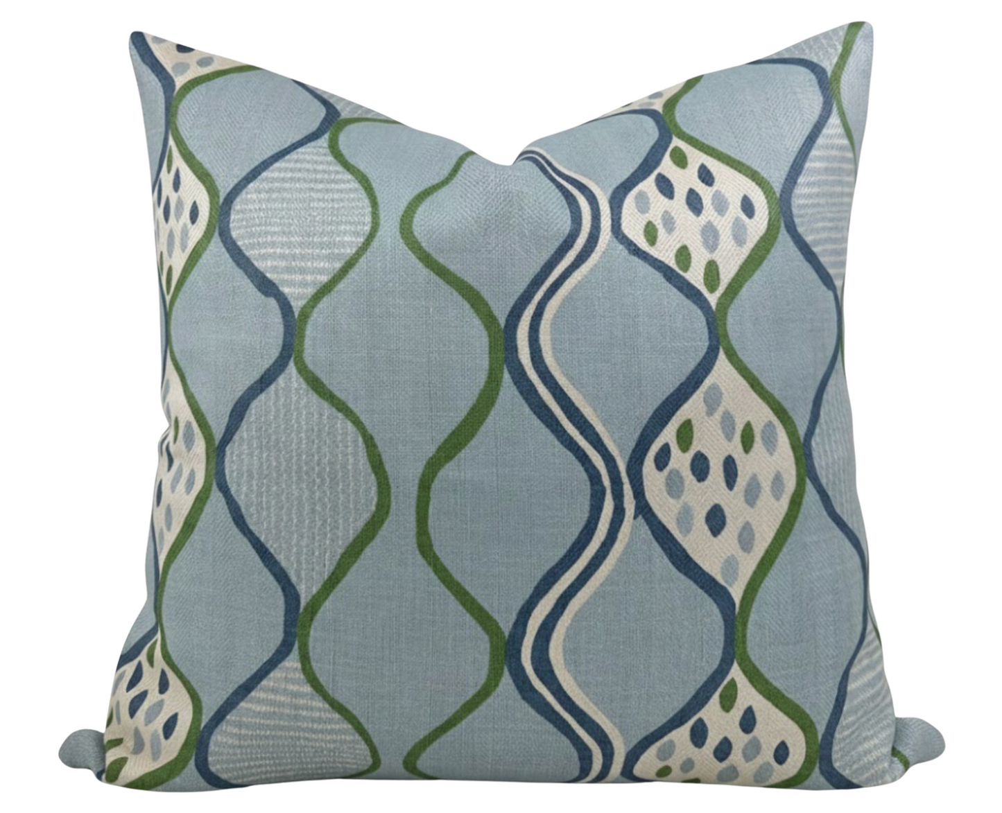 Baltic Weave Pillow in Blue