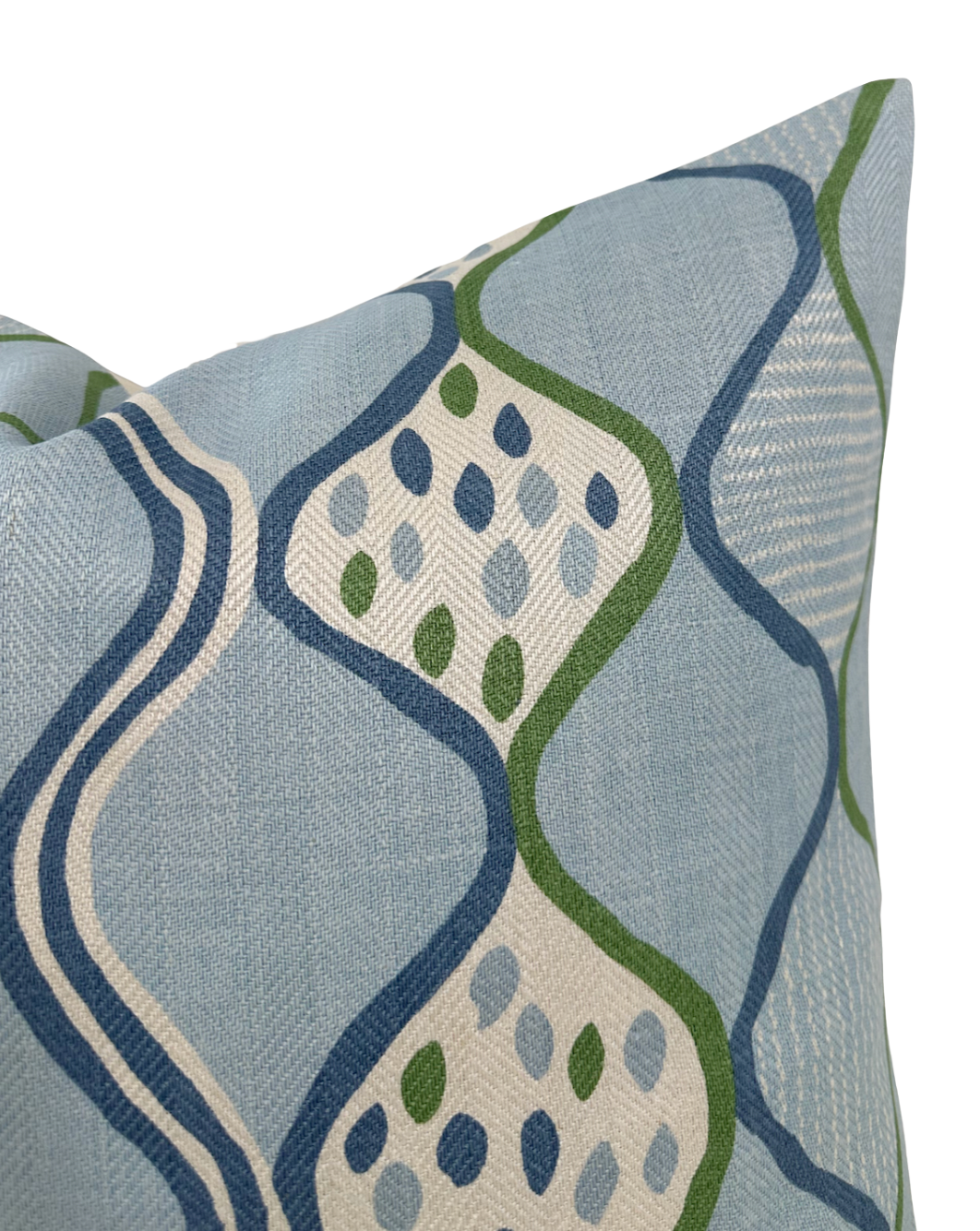 Baltic Weave Pillow in Blue
