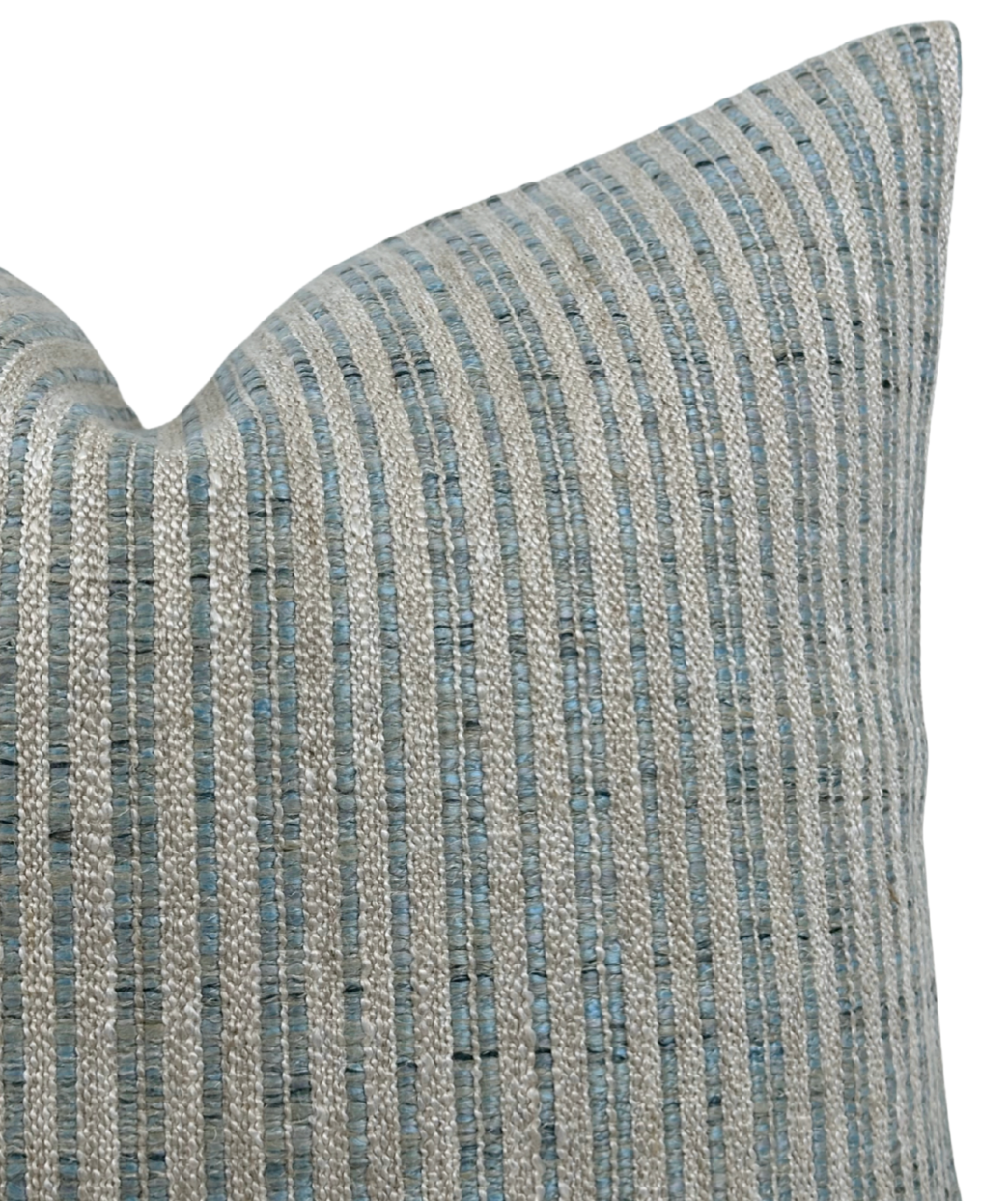 Unravel Pillow in Aqua Blue
