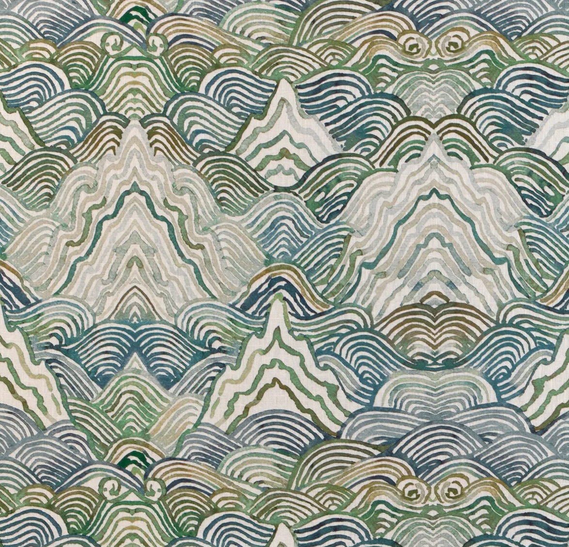 Shangri La Pillow in Verde Green