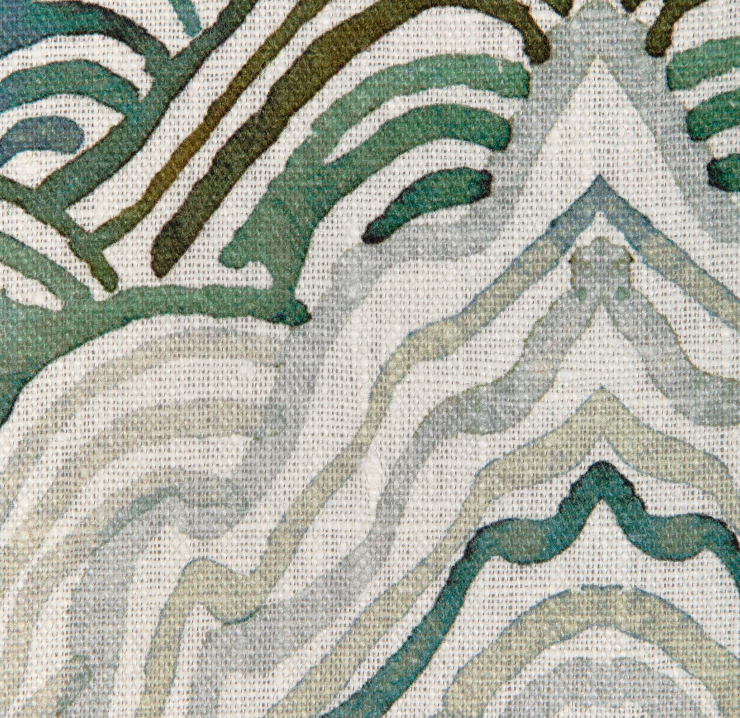 Shangri La Pillow in Verde Green