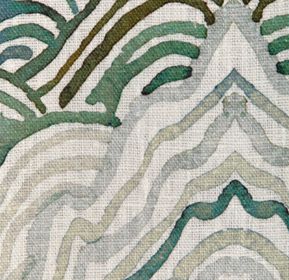 Shangri La Pillow in Verde Green