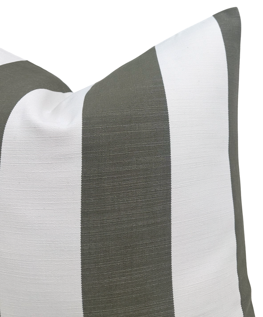 Go To Stripe Pillow in Olive