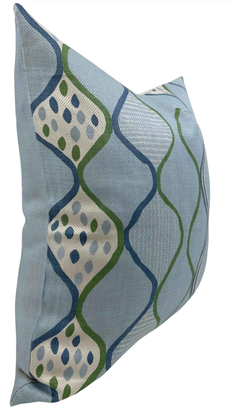 Baltic Weave Pillow in Blue