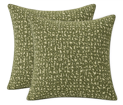 Serra Pillow in Chive Green