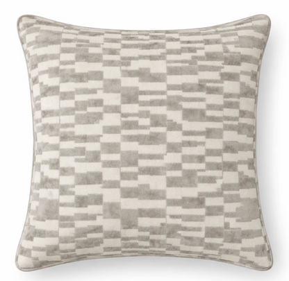 Mod Velvet Pillow in Grey