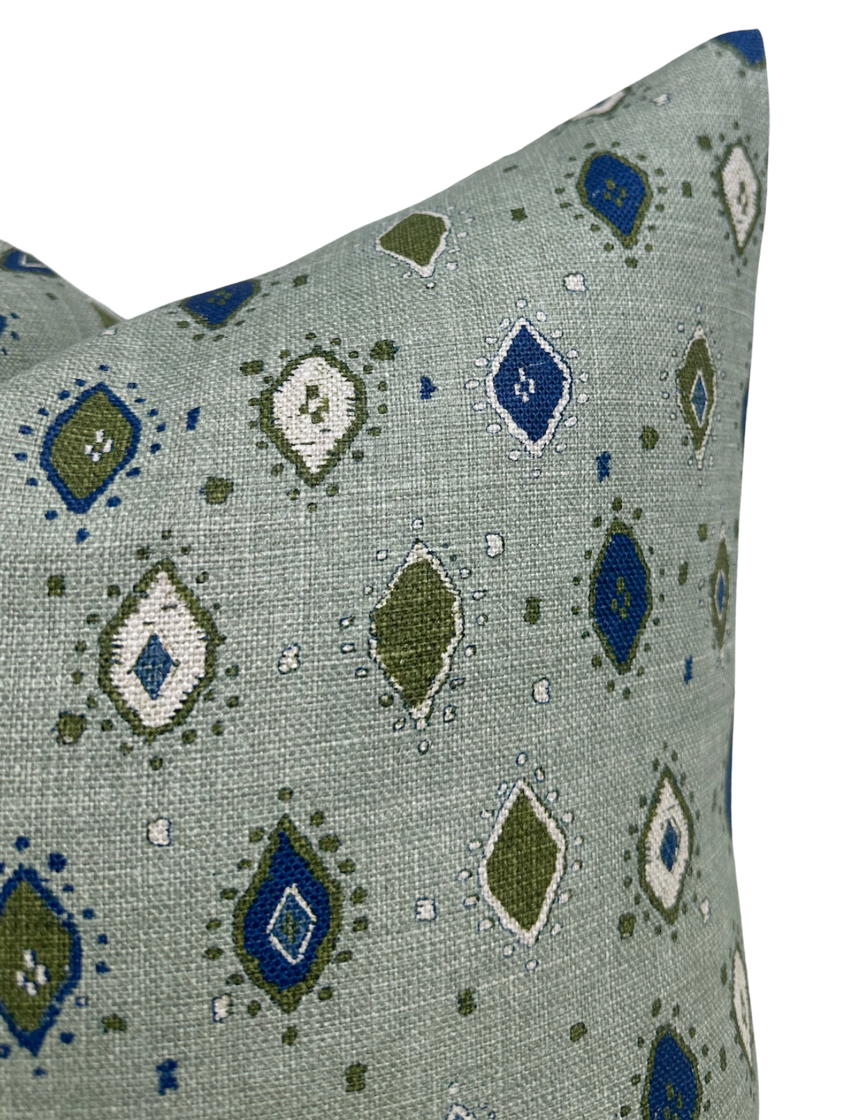 Oona Pillow in Ocean Indigo