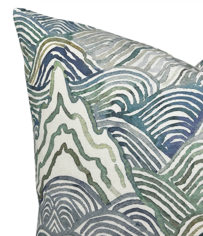 Shangri La Pillow in Verde Green