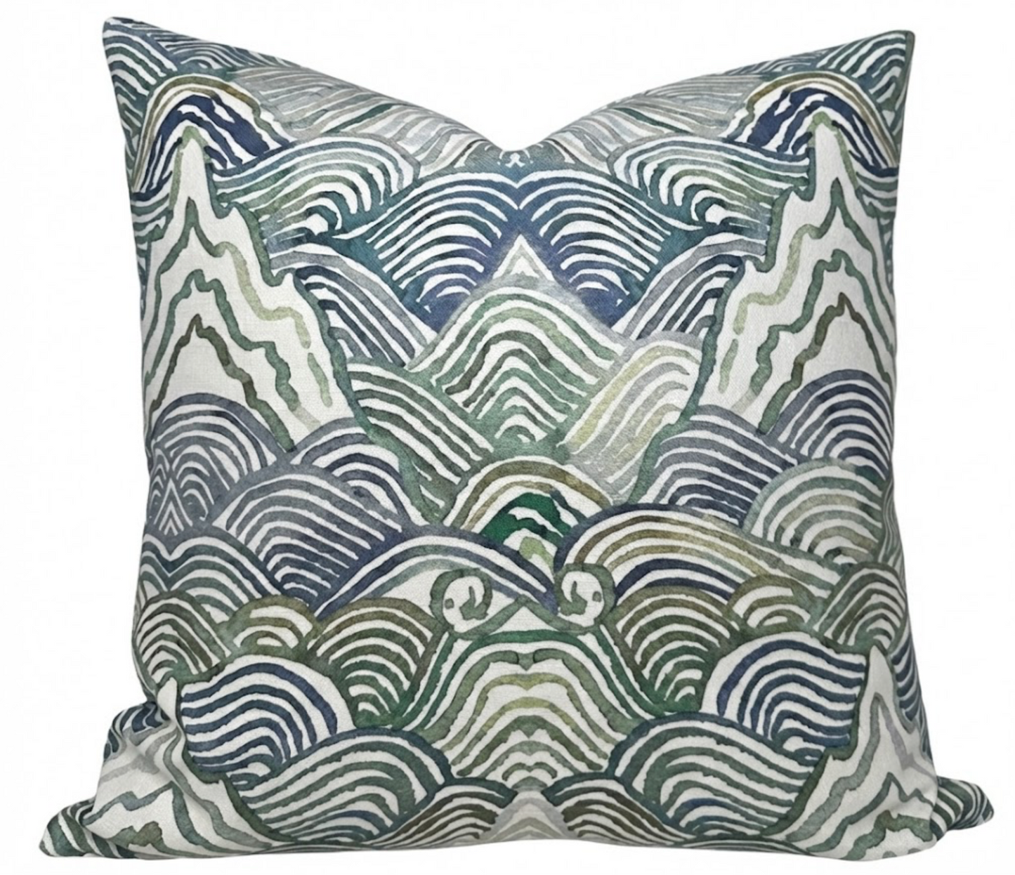 Shangri La Pillow in Verde Green