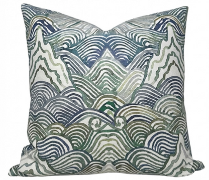 Shangri La Pillow in Verde Green