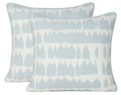 Queen of Spain Pillow in Sky Blue