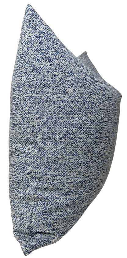 Sarong Weave Pillow in Indigo Blue