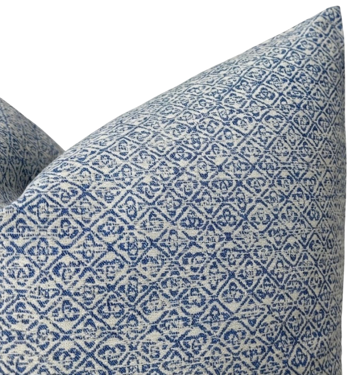 Sarong Weave Pillow in Indigo Blue