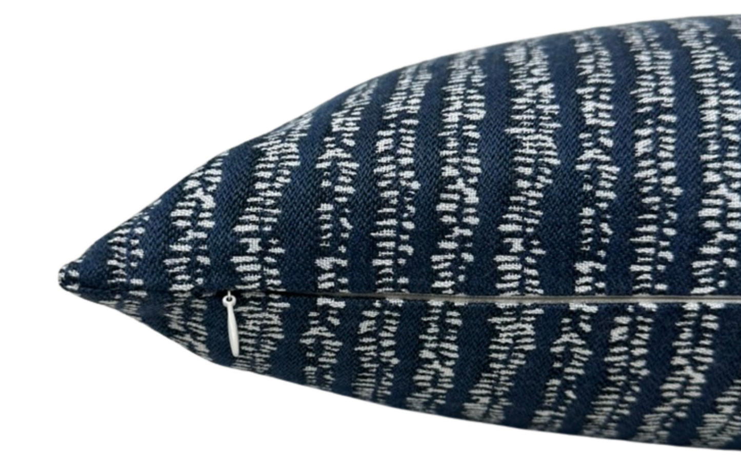 Yoko Woven Pillow in Atlantic Blue