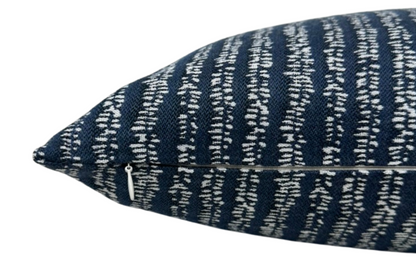 Yoko Woven Pillow in Atlantic Blue